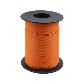 Donau Elektronik 119-17 litze 1 x 0,14 mm² oranje 100 m