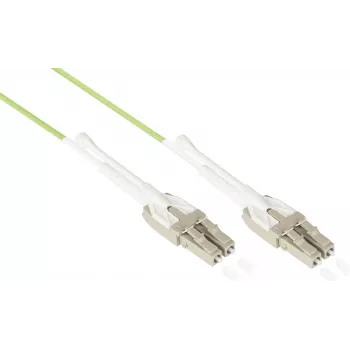 GoodConnections OM5 LC/LC duplex uniboot glasvezel-patchkabel, 5m, LSZH, limoengroen LW-U815LC5