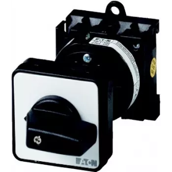 Eaton T0-1-15401/Z 1-polige schakelaar, IP65, zwart/zilver 048346