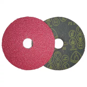 Klingspor 330485 fiberschijf 125 mm korrel 36, 25-pack