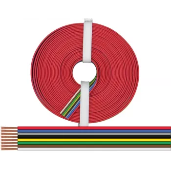 Donau Elektronik 225-885-10 8-aderige Litze 0,25 mm², 10 m, meerkleurig