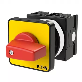 Eaton T0-2-1/E-RT 3-polige schakelaar, zwart/rood/geel 011082