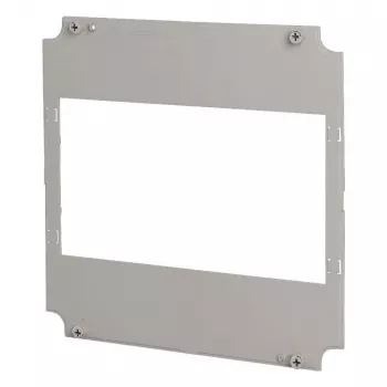 Eaton GA-RS-I44 montageplaat, kunststof, grijs, 375 x 375 x 20 mm, voor CI-serie behuizing 022653