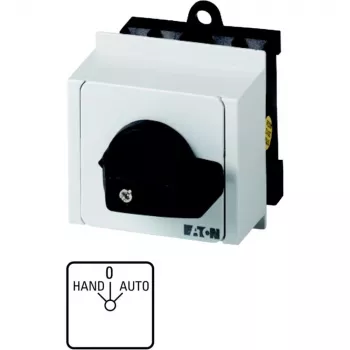 Eaton T0-1-15431/IVS 1-polige tuimelschakelaar, zwart/wit 026991
