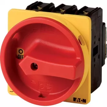 Eaton P3-100/EA/SVB/HI11 3-polige tuimelschakelaar, zwart/rood/geel 029383