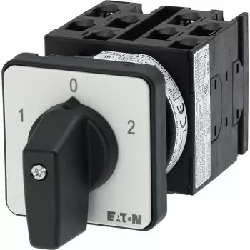 Eaton T0-4-8213/E 4-polige nokkenschakelaar 20A 690V IP65 zwarte draaigreep 031726