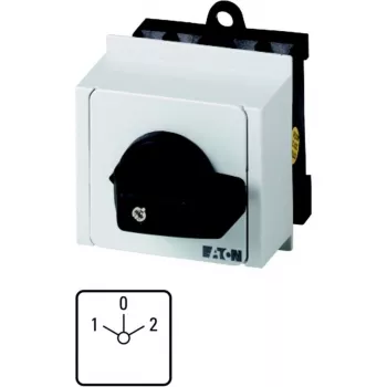 Eaton T0-3-8212/IVS 3-polige tuimelschakelaar, zwart/wit 079186