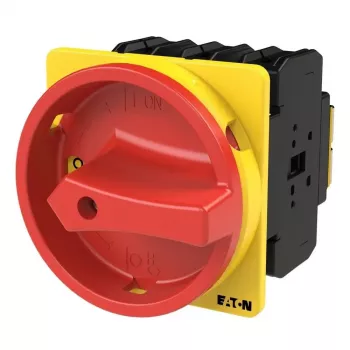 Eaton P3-100/EA/SVB 100 A 3-polige vergrendelbare hoofdschakelaar, rood/geel