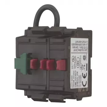 Eaton M22-K02SMC10 vermogensrelais, 2 NC, frontmontage, schroefklemmen, zwart 121474