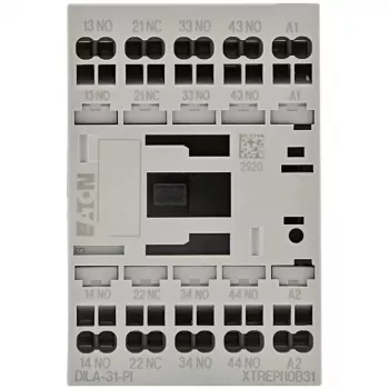 Eaton DILA-31 hulprelais, 24 V DC spoel, 3NO+1NC, 4-polig 199213