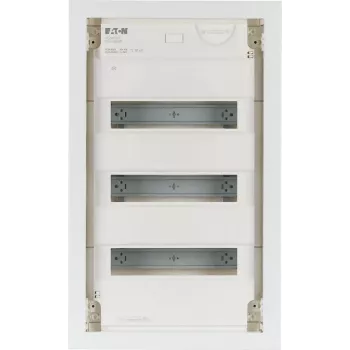 Eaton KLV-36HWP-F opbouwverdeelkast, 3 rijen, 36 modules, transparante deur, wit 178810