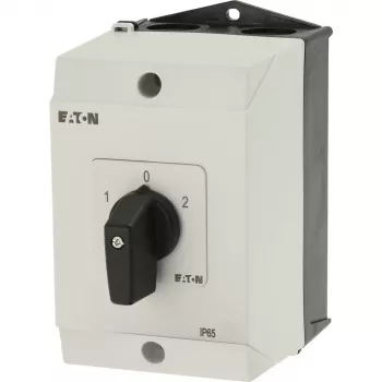 Eaton T3-3-8401/I2 3-polige tuimelschakelaar, zwart/wit, 207188