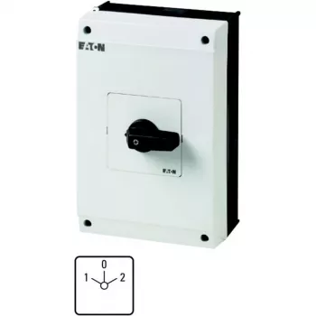 Eaton T5B-3-8401/I4 3-polige tuimelschakelaar, zwart/wit, 207227