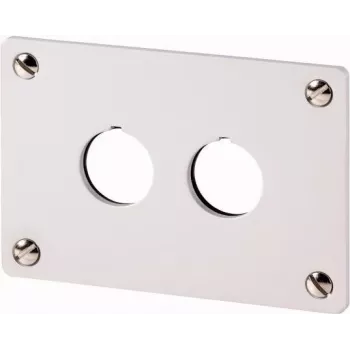Eaton M22-E2 montageplaat, grijs aluminium, IP65, 105 x 72 mm 216543