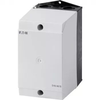 Eaton CI-K lege behuizing voor DIN-railmontage, 100 x 160 x 145 mm, lichtgrijs (RAL 7035), zwart deksel (RAL 9005) 206883