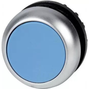 Eaton M22-DR-B drukknop, blauw, chroom, kunststof, IP66/IP67/IP69 216623