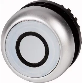 Eaton M22-DL-W-X0 drukknopschakelaar, zwart/metaalkleurig/wit 216940
