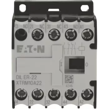 Eaton DILER-22 mini-schakelaar, 4-polig, 2NO+2NC, 24 V AC spoel 010344