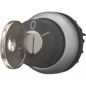 Eaton M22-WRS-A1 sleutelkeuzeschakelaar, zwart/zilver