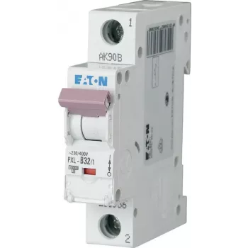 Eaton PXL-C32/1 leidingbeveiligingsschakelaar (MCB), 1-polig, C-karakteristiek, 32 A, 6 kA, 230/400 V AC 236062