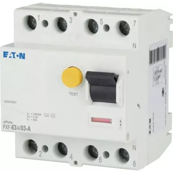 Eaton PXF-63/4/03-A aardlekschakelaar (RCCB), 63 A, 4-polig, 300 mA, type A 236804