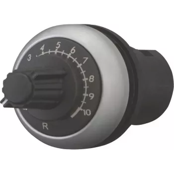 Eaton M22-R470K draaipotentiometer, 470 kΩ, 0,5 W, enkelvoudige omwenteling, lineair, paneelmontage