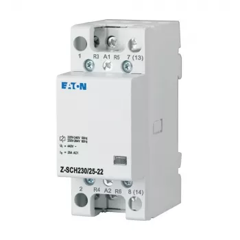 Eaton installatiecontactor FUG Z-SCH230/25-22 230V AC 25A 2NO 2NC DIN-rail 248849