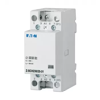 Eaton Z-SCH2 installatiecontactor 230V AC 25A 3NO+1NC DIN-rail 248846