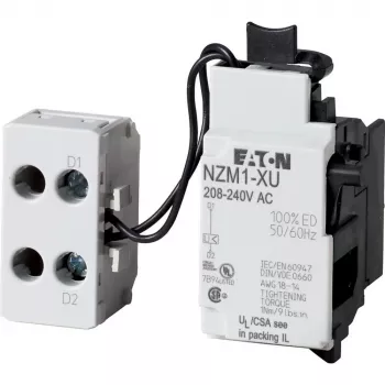 Eaton onderspanningsuitschakelaar met zijdelings gemonteerd klemmenblok voor NZM1-vermogensschakelaars (259442)