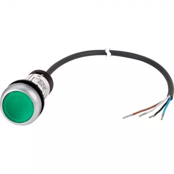 Eaton C22-DL-G-K10-24-P62 vlakke drukknop, groen 185586