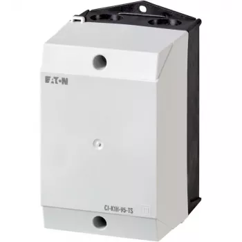 Eaton CI-K1H lege behuizing voor DIN-railmontage, 80 x 120 x 95 mm, lichtgrijs (RAL 7035)/zwart (RAL 9005) 105853