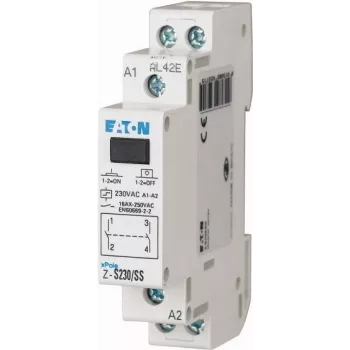 Eaton Z-S230/SS modulaire magneetschakelaar 2NO 20A 230V AC wit 265271