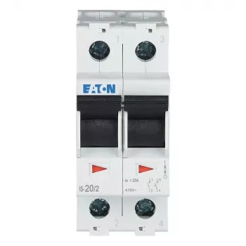 Eaton 2-polige hoofdschakelaar 20 A 230 V grijs 276259