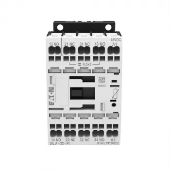 EATON DILA-22(24VDC)-PI hulprelais, 24 V DC spoel, 2NO+2NC, push-in aansluitingen 199218