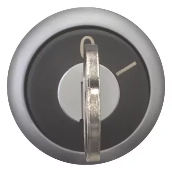 Eaton M22-WRS-MS10 sleutelschakelaar, 2 standen, zwart/titanium, 22,5 mm 111775