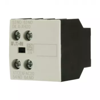 Eaton DILA-XHI20 hulpcontactblok, 45 mm breed, zwart/wit, -25 tot 60 °C 276422