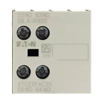 Eaton DILA-XHI20 hulpcontactblok, 45 mm breed, zwart/wit, -25 tot 60 °C 276422