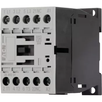 Eaton DILM12-01 3-polig motorcontact, 230 V AC / 240 V AC spoel, 12 A, 1 NC hulpcontact 276865