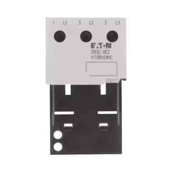 Eaton ZB32-XEZ enkelmontage-adapter voor ZB32 thermisch overbelastingsrelais, DIN-rail/schroefbevestiging, grijs 278473