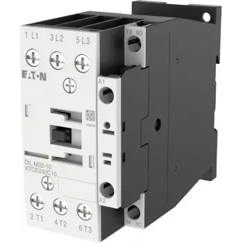 Eaton DILM32-10(RDC24) vermogenscontactor, 3-polig, 32 A, 24-27 V DC spoel, 1 NO hulpcontact 277274