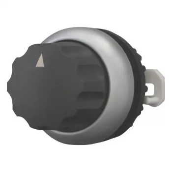 Eaton M22-WR4 zwarte draaischakelaarknop, 4 posities, vergrendelend