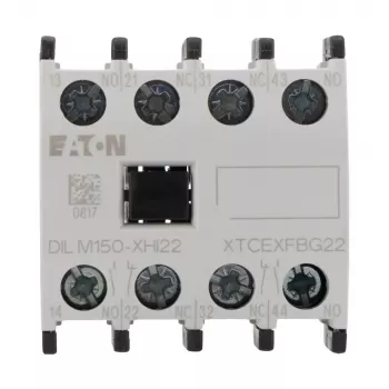 Eaton DILM150-XHI22 hulpcontactblok, 2NO+2NC, frontmontage, schroefklemmen 277950
