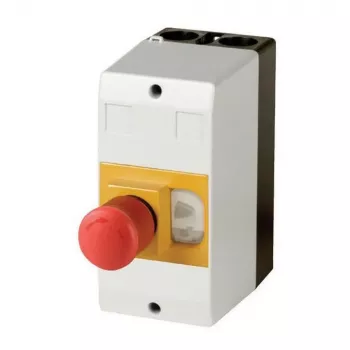 Eaton CI-PKZ01-PVT lege opbouwbehuizing met noodstopschakelaar, 158 x 80 x 177 mm 281406