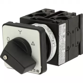 Eaton T0-4-8410/E 3-polige schakelaar, zwart/metallic 024604