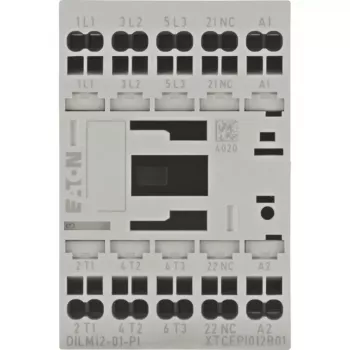 EATON DILM12-01 24V DC contactor, 3-polig, 12 A, 1 NO hulpcontact 199248