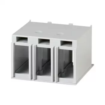 Eaton 260038 klemmenafdekking voor NZM2 3-polige vermogensschakelaars, BG2 frame, grijs