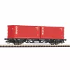 Piko TT 47727 TT container-draagwagen 2x20 DSR van de DR