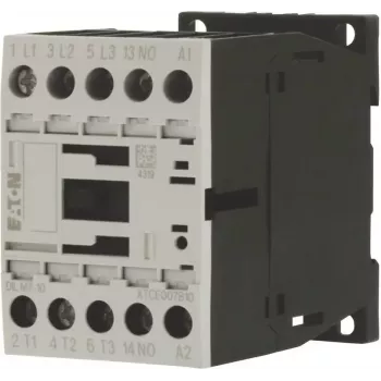 Eaton DILM7-10 3-polige magneetschakelaar, 230V 50Hz / 240V 60Hz spoel, 1NO hulpcontact, 3kW AC-3 400V 276550