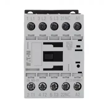 Eaton DILM9-01 vermogenscontactor, 3-polig, 9 A, 4 kW, 230 V AC spoel 276733