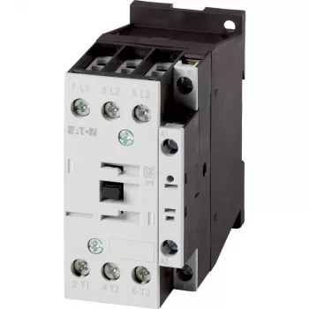 Eaton DILM32-01(RDC24) vermogenscontactor, 3-polig, 32 A, 24-27 V DC spoel, 1 NC hulpcontact 277306
